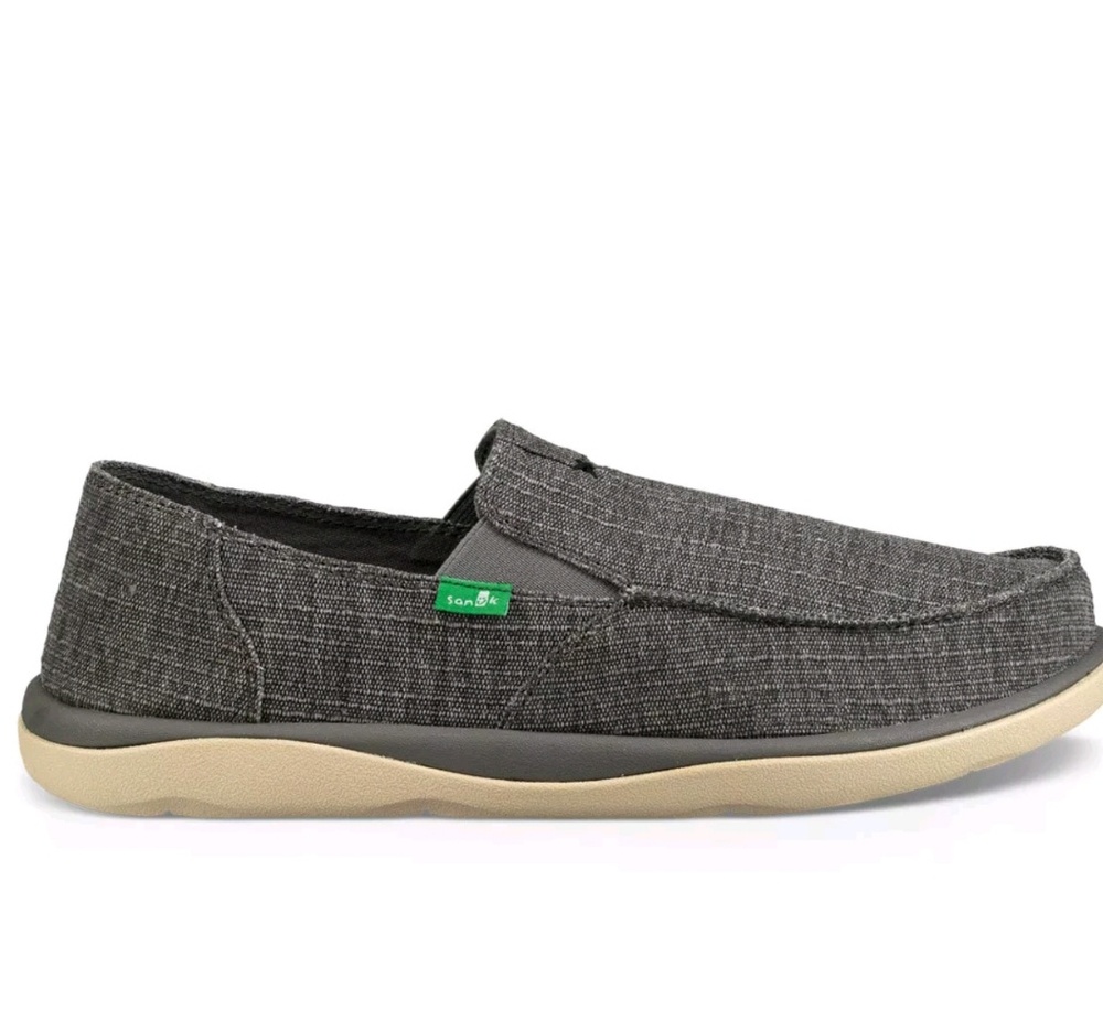 Men Sanuk Vagabond Tripper Grain Slub Shoe Size 13